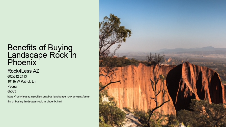 Benefits of Buying Landscape Rock in Phoenix